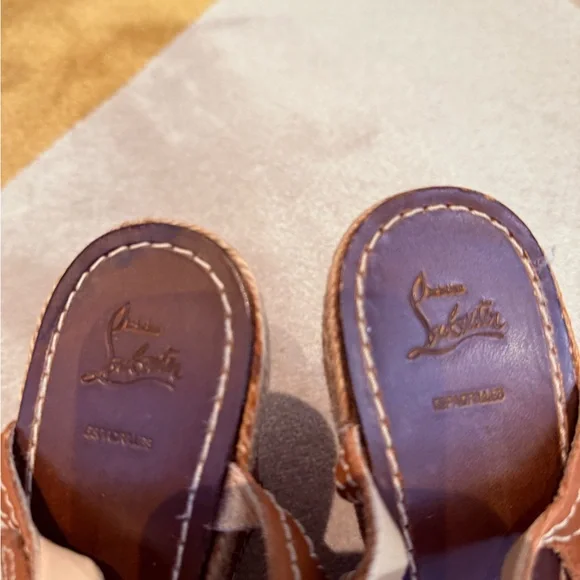 Designer Brown Leather Women's Sandals
